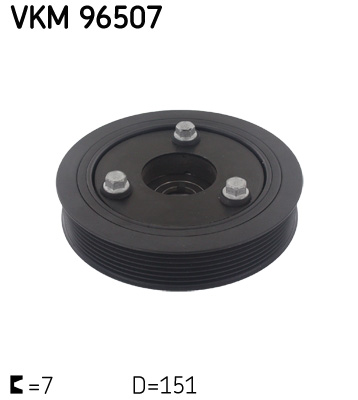SKF Riemenscheibe, Kurbelwelle VKM 96507
